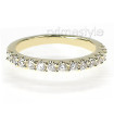 0.60CT Round Cut Diamond Wedding Band