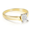 0.25CT Radiant Cut Diamond Solitaire Ring