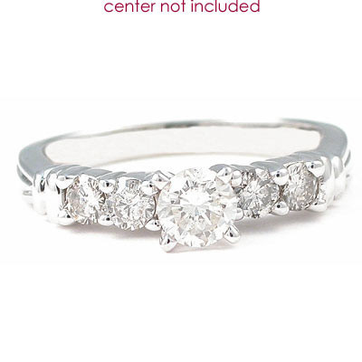 0.60CT Round Cut Diamonds Engagement Ring