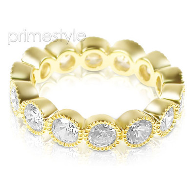 3.00CT Round Cut Diamonds Eternity Band