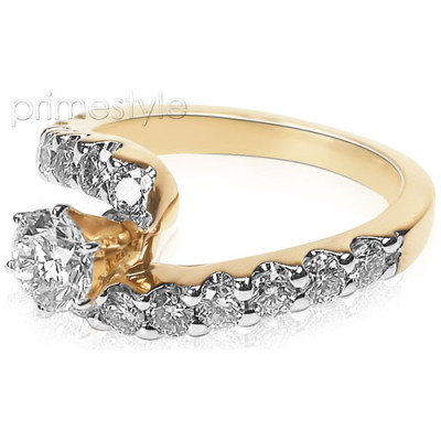 1.65CT Round Cut Diamonds Engagement Ring