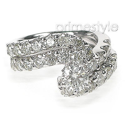 2.85CT Round Cut Diamond Engagement Ring and Wedding Band 