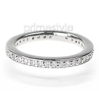 0.45CT Round Cut Diamonds Eternity Band