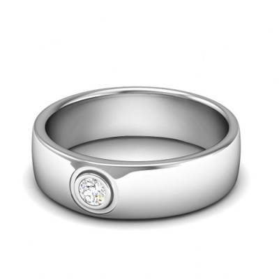 0.30CT Round Cut Diamonds Wedding Band