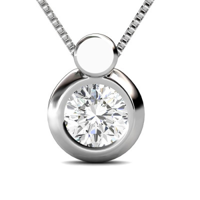 0.25CT Round Cut Diamonds Solitaire Pendant