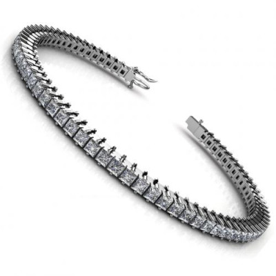 2.00CT princess cut diamonds tennis bracelets