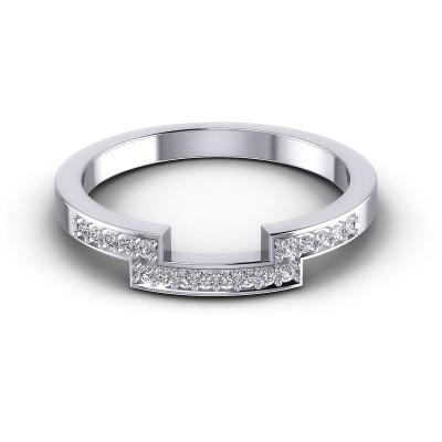 0.15CT Round Cut Diamonds Wedding Bands