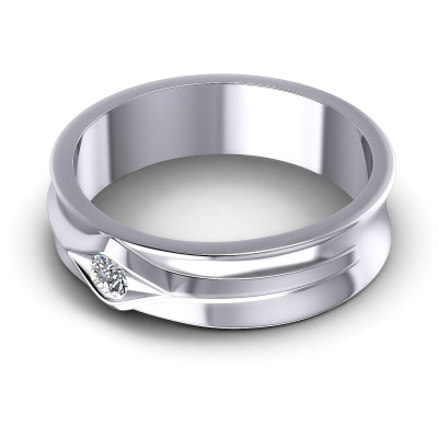 0.10CT Round Cut Diamonds Mens Rings