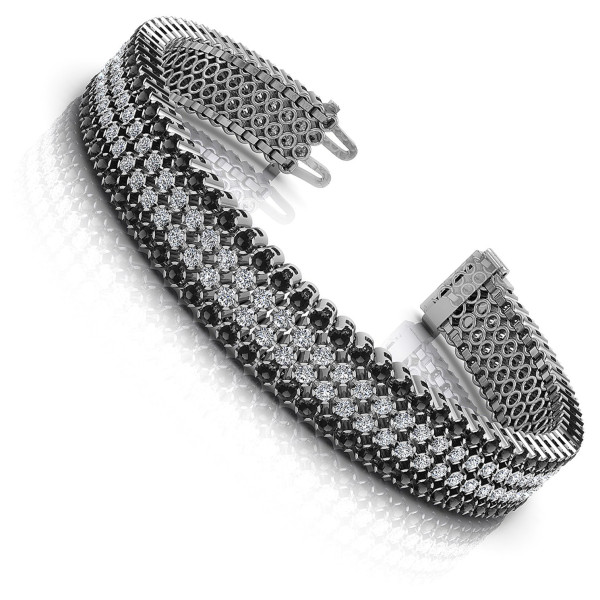 7.00CT Round Cut Diamonds Diamond Bracelets