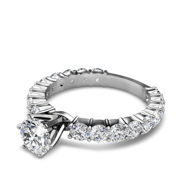 2.75CT Round Cut Diamonds Engagement Ring