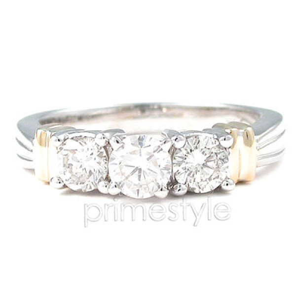 0.55CT Round Cut Diamonds Engagement Ring
