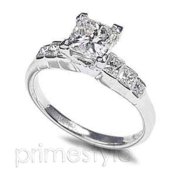 0.80CT Princess Cut Diamonds Engagement Ring