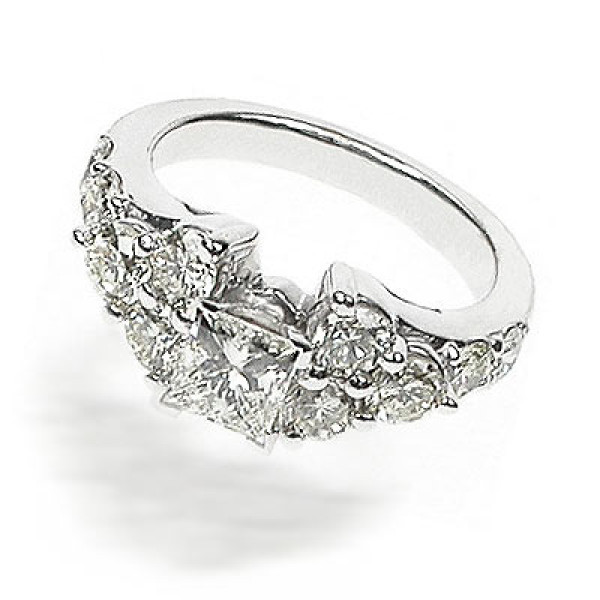 1.40CT Round Cut Diamonds Engagement Ring