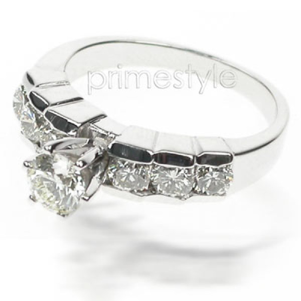 1.20CT Round Cut Diamonds Engagement Ring