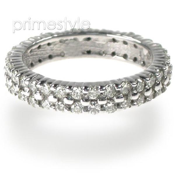 1.50CT Round Cut Diamonds Eternity Band