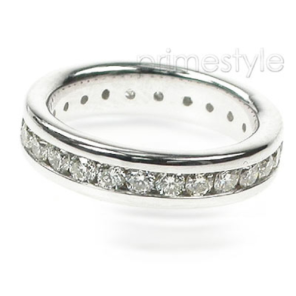 1.30CT Round Cut Diamonds Eternity Band