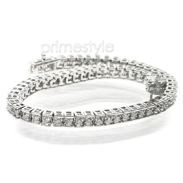 2.00CT Diamonds Tennis Bracelet In 14KT White Gold