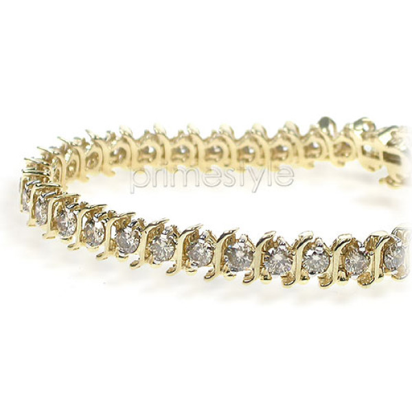 0.60CT Round Cut Diamond Tennis Bracelet 