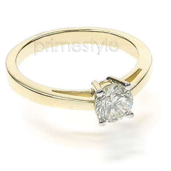0.45CT Round Cut Diamond Solitaire Ring