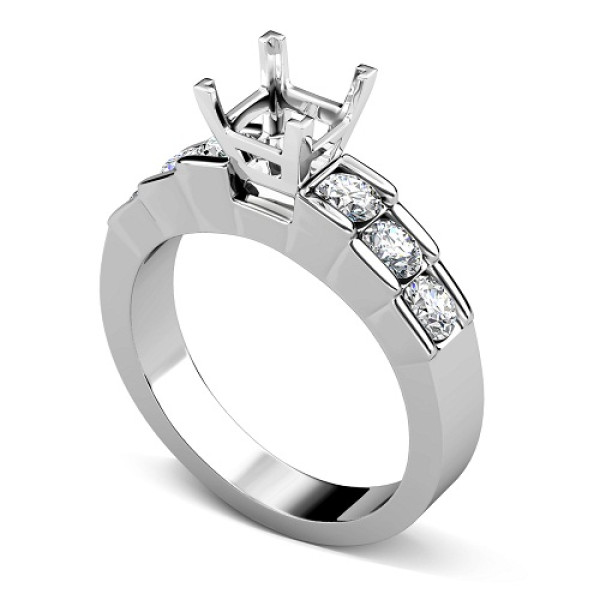 0.85CT Round Cut Diamonds Engagement Ring