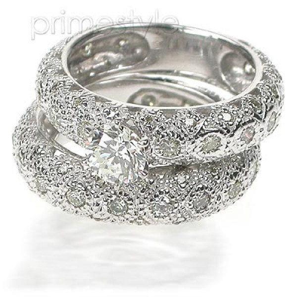 Round Cut Diamond Bridal Set - 3.00CT