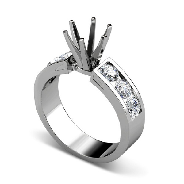 1.50CT Round Cut Diamonds Engagement Ring