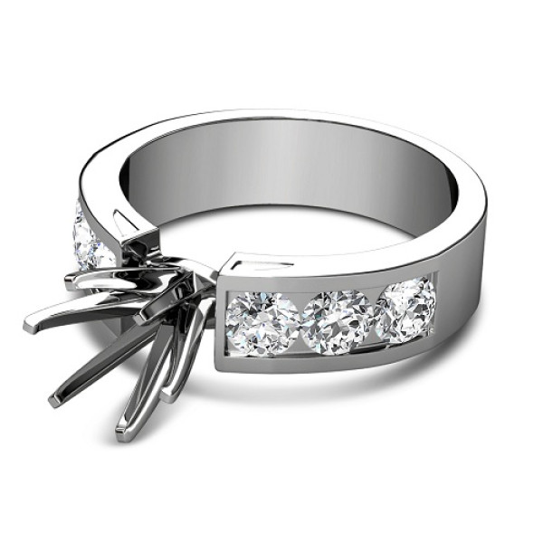 1.50CT Round Cut Diamonds Engagement Ring