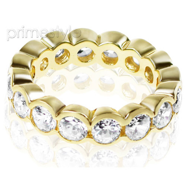 4.00CT Round Cut Diamonds Eternity Band