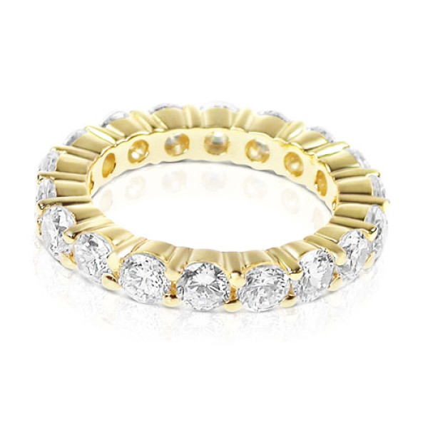4.00CT Round Cut Diamonds Eternity Band