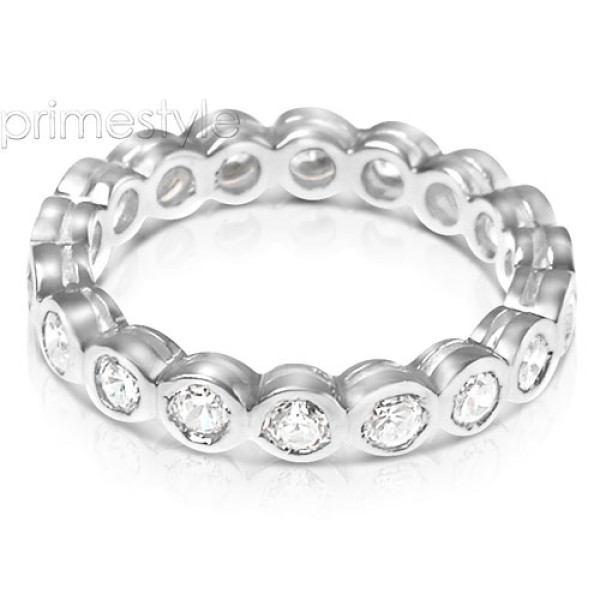 1.50CT Round Cut Diamonds Eternity Band