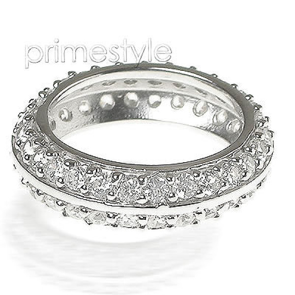 1.80CT Round Cut Diamonds Eternity Band