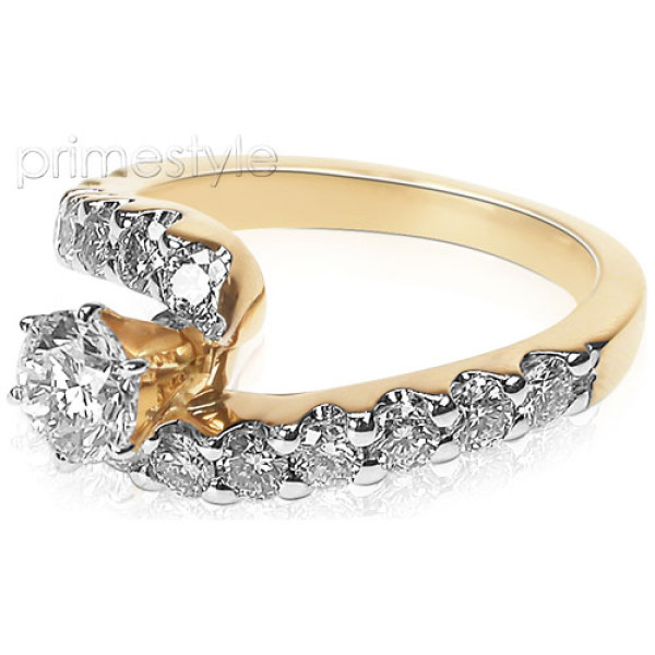 1.65CT Round Cut Diamonds Engagement Ring