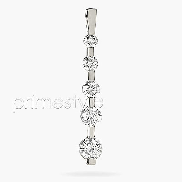14KT White Gold 1.40CT Diamonds (VS2-SI1 Clarity) Diamond Journey Pendant.