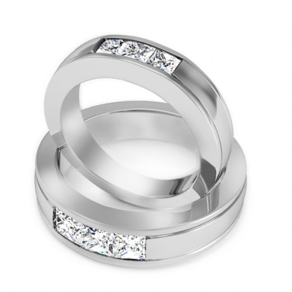 1.50CT Diamonds Wedding Set In 14KT White Gold