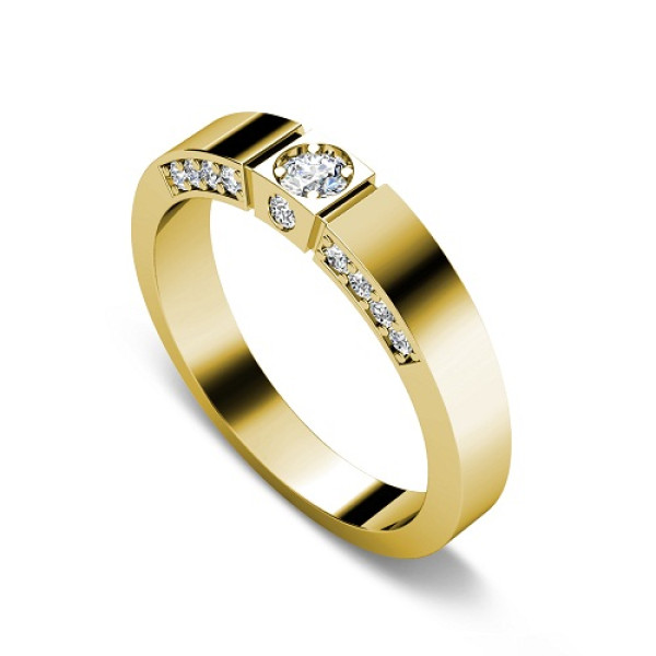 0.60CT Round Cut Diamonds Men's Wedding Band
