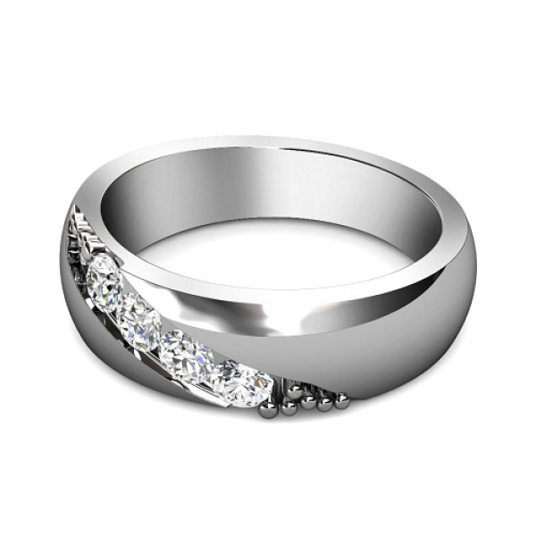 Diamond Wedding Band - 0.15CT Round Cut