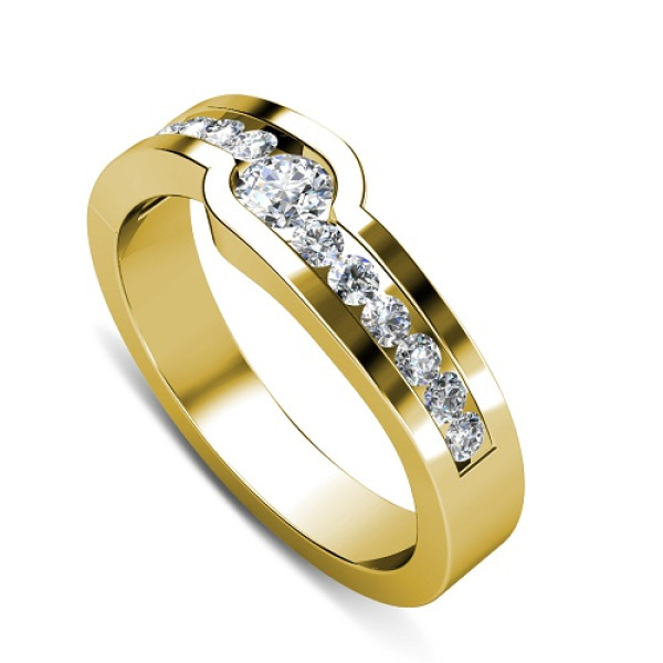 Diamond Wedding Band - 0.30CT Round Cut