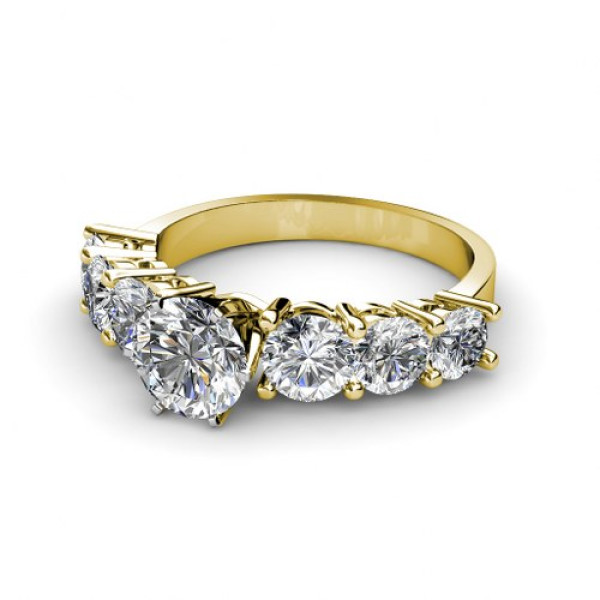 1.95CT Round Cut Diamonds Engagement Ring