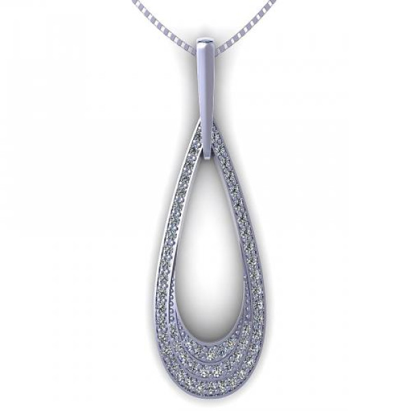 0.50CT round cut diamonds diamond pendants