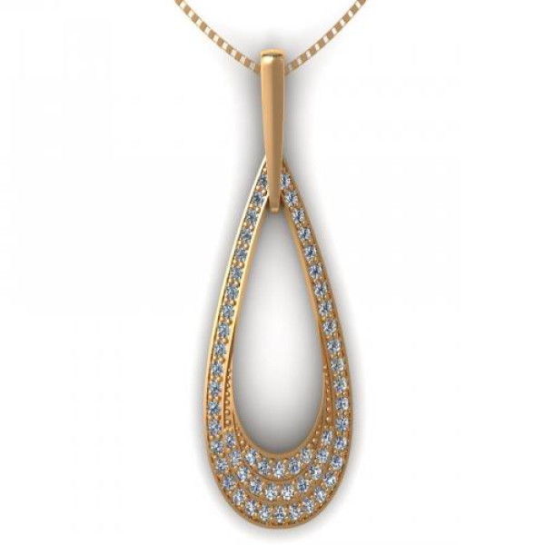 0.50CT round cut diamonds diamond pendants
