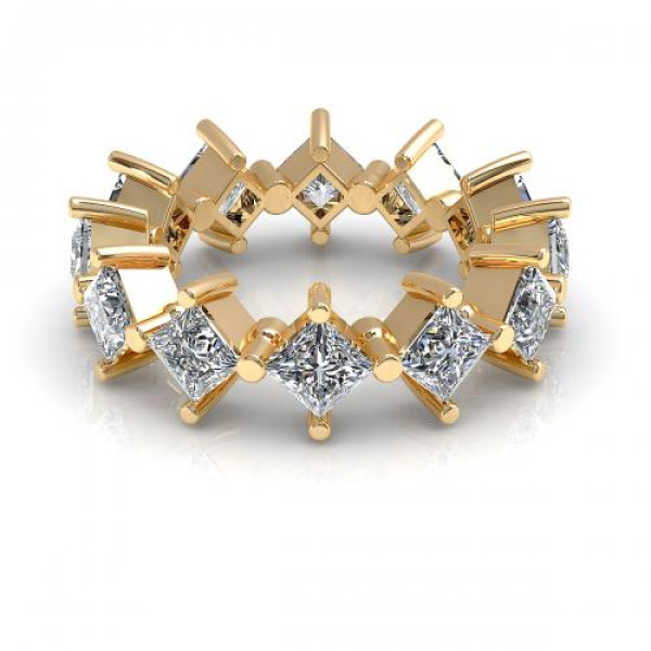 2.00CT princess cut diamonds eternity ring