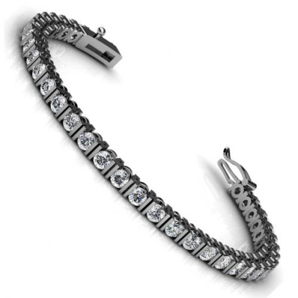 3.00CT round cut diamonds tennis bracelets
