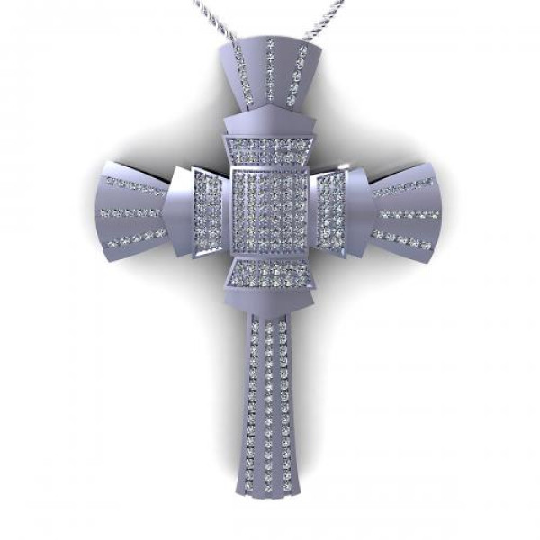 0.75CT round cut diamonds religious pendants