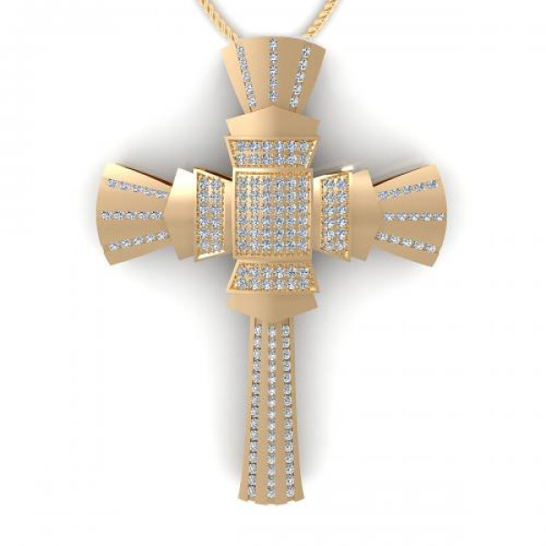 0.75CT round cut diamonds religious pendants