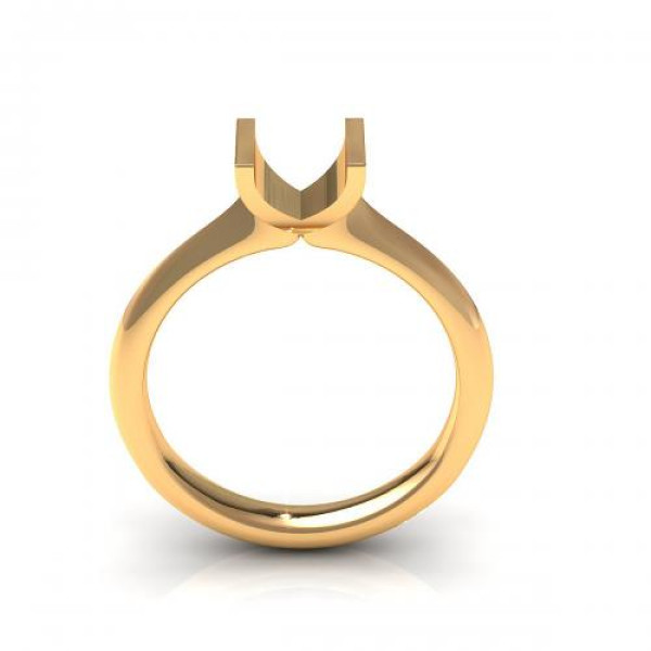 0.35CT princess cut diamonds solitaire ring