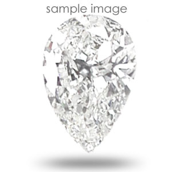 0.57CT Pear Cut J/VS1 Loose Diamond
