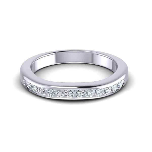 0.30CT Round Cut Diamonds Wedding Band