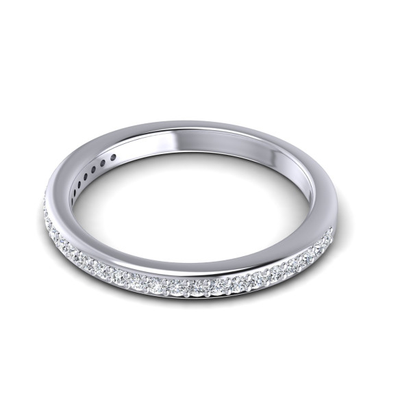 0.30CT Round Cut Diamonds Wedding Band