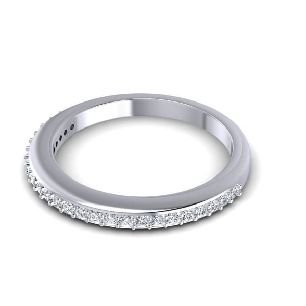 0.30CT Round Cut Diamonds Wedding Band