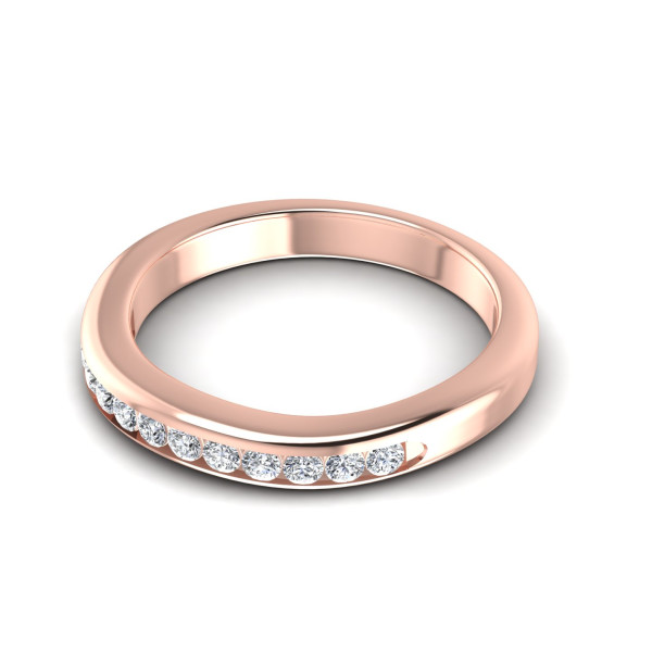 0.30CT Round Cut Diamonds Wedding Band